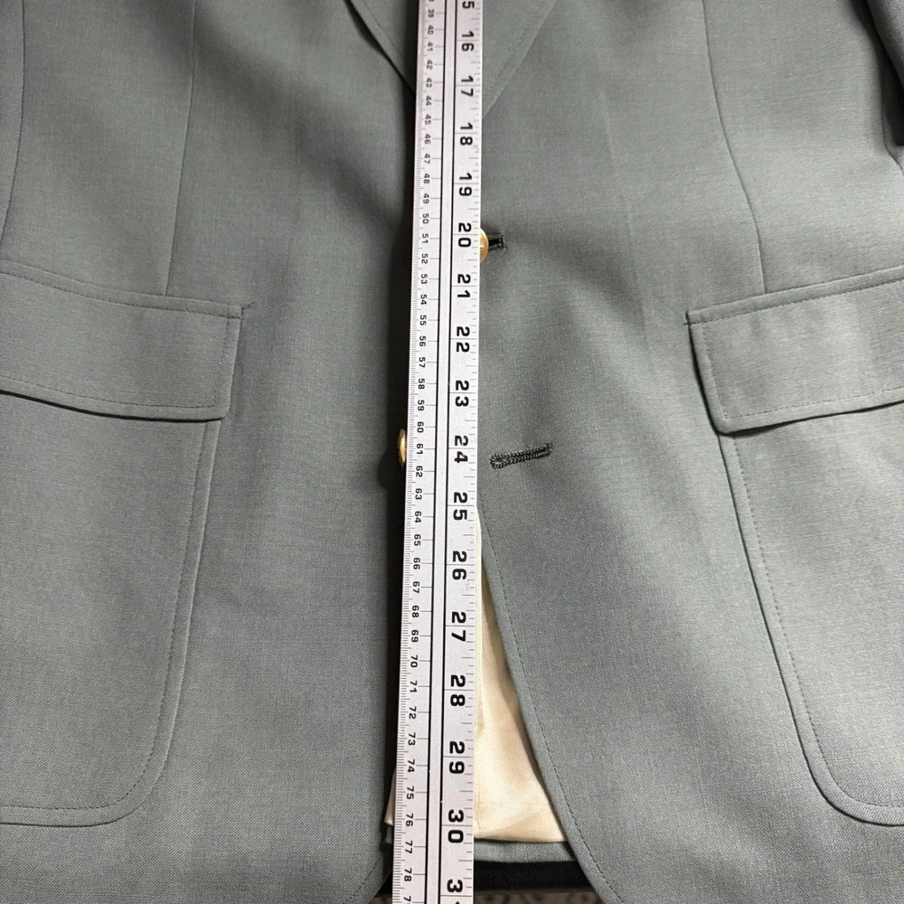 Hart‎ Schaffner Marx Jack Nicklaus Blazer Sport Coat Mens 41R Gray Gold Buttons
